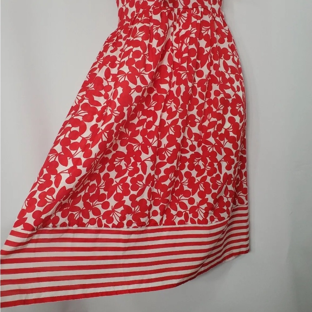 Nanette Lepore Cote D’Azur Red & White Cherry Print Swim Coverup Dress M $148 - Picture 6 of 11